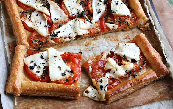 Goats cheese and tomato tart for newsletter