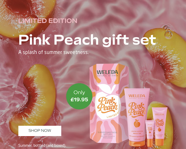 Newsletter - peach gift set April 2026