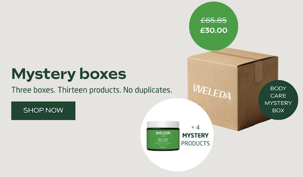 Mystery boxes