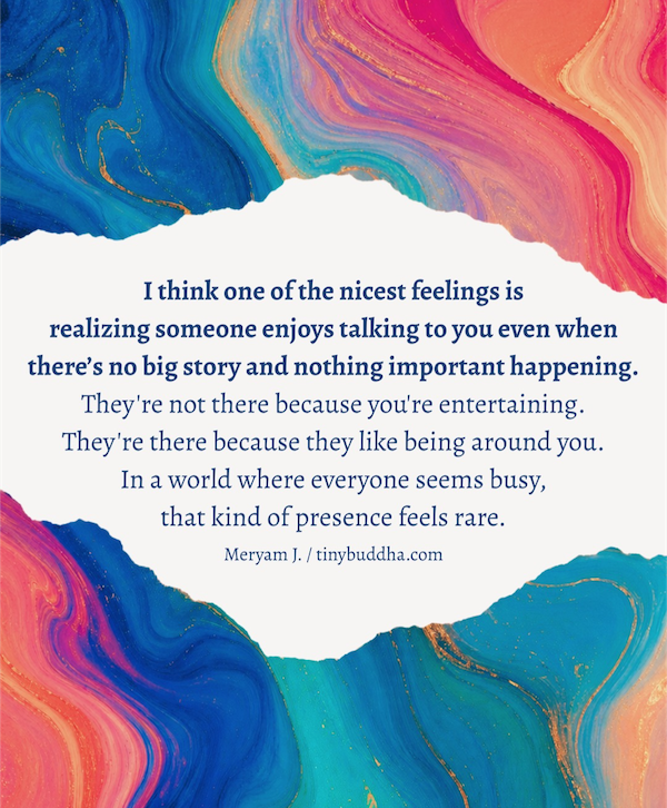 One of the nicest feelings ... for newsletter