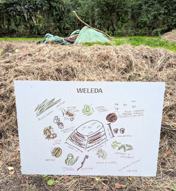 For newsletter - Weleda compost heaps